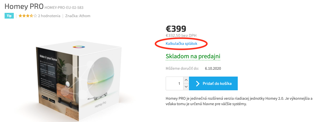 Smart home na splátky